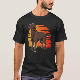 Camiseta Labrador Retriever Perro Atardecer 36