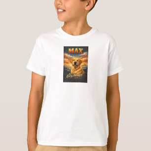 Camiseta Labrador Retriever Personalizado Atardecer Vintage