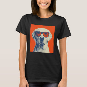 Camiseta Labrador Retriever Una Cabeza de Perro Genial con