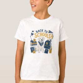 Camiseta Labrador Retro Estético De Regreso A Clases