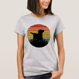 Camiseta Labrador Retro Sunset