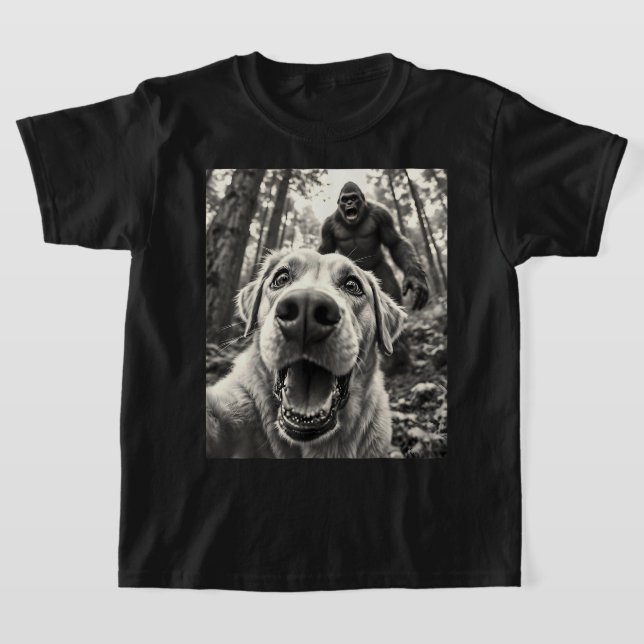 Camiseta Labrador Selfie con el gran pie divertido amante d (Distribución)