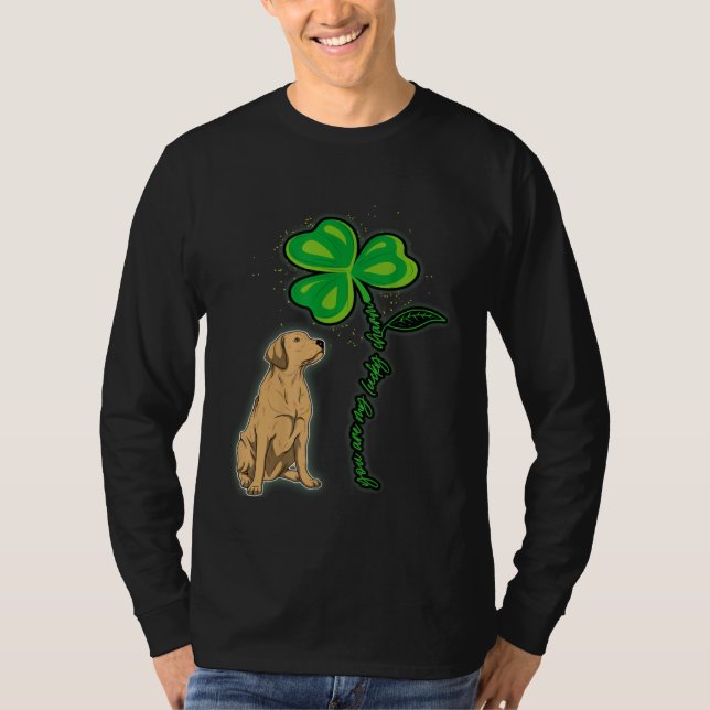 Camiseta Labrador Shamrock St Patricks Day You Are My Lucky (Anverso)