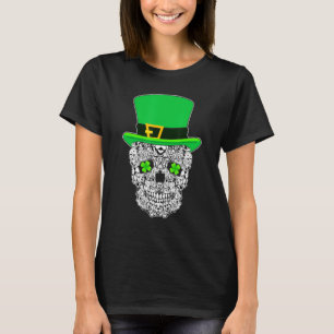 Camiseta Labrador Skull Dog St Patricks Day
