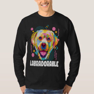 Camiseta Labradorable Humor de Labrador Retriever Lab Anima