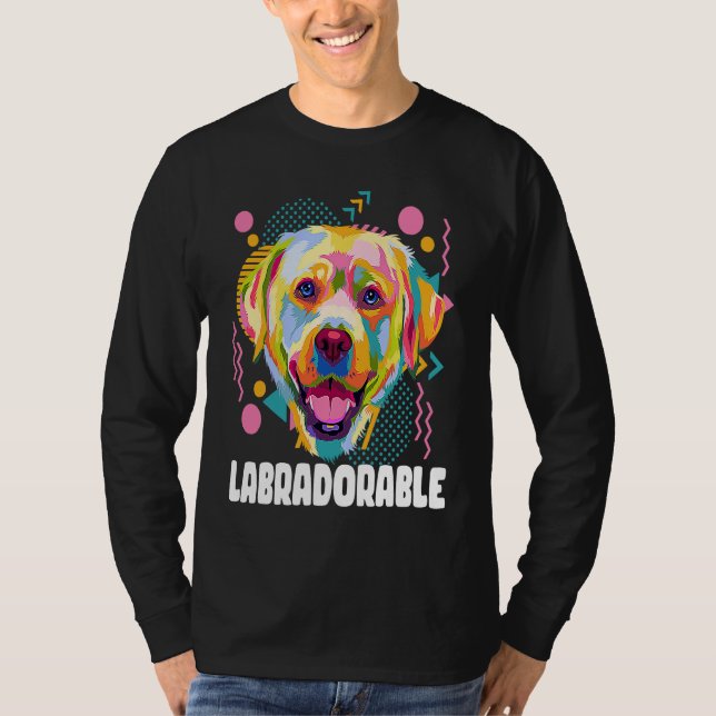 Camiseta Labradorable Humor de Labrador Retriever Lab Anima (Anverso)