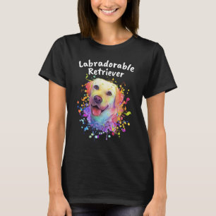 Camiseta Labradorable Recuperador Animal Pun Animal Meme Hu