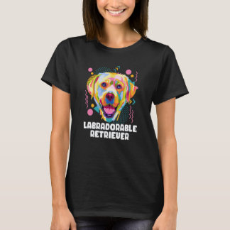 Camiseta Labradorable Retriever Animal Juego de Palabras An