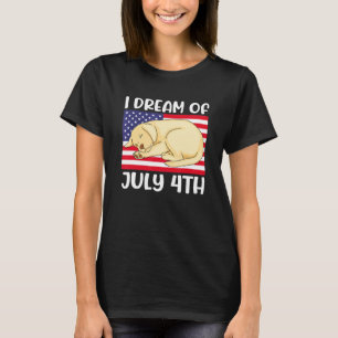 Camiseta Labradores Retriever Sueño Del 4 De Julio