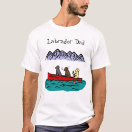Camiseta Labradores retrieveres Canoeing