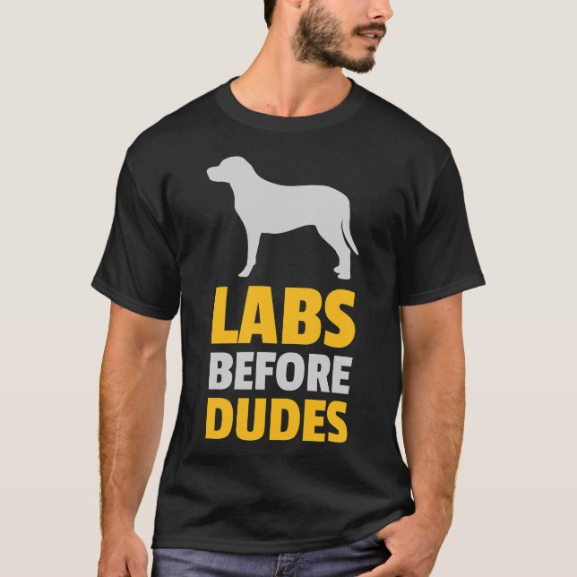 Camiseta Labradors Before Dudes (Anverso)