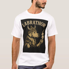 Camiseta "LABRATHOR" Labrador Norse Warrior T-Shirt