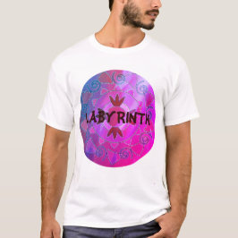 Camiseta Labyrint texto personalizable mandala redonda colo