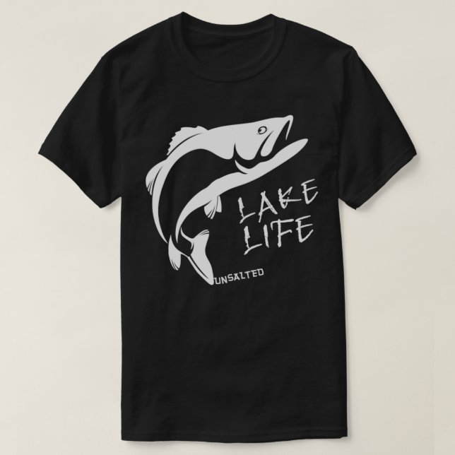 Camiseta Lac Life sin salar frente NO sal No Tiburones b (Diseño del anverso)