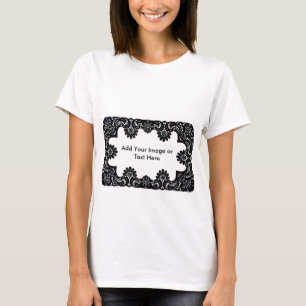 Camiseta Lace Black & White El MUSEO Zazzle Regalos