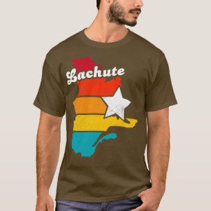 Camiseta Lachute Quebec Canada Vintage Distresage Souvenir