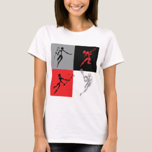 Camiseta LaCrosse abstracto