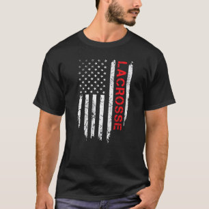 Camiseta Lacrosse Bandera Americana 4 De Julio Lax Patrióti
