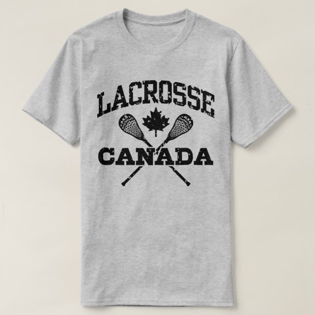 Camiseta Lacrosse Canada (Diseño del anverso)