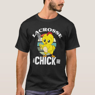 Camiseta Lacrosse Chick Lacrosse Mujeres Lax Player Chica