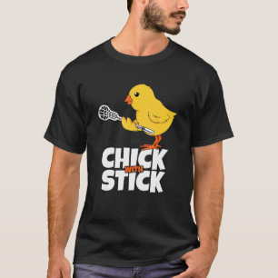 Camiseta Lacrosse Chick Mujeres Lacrosse Chica Lax Player