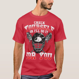 Camiseta Lacrosse Compruebe Usted Mismo O Lo Haré Por Usted