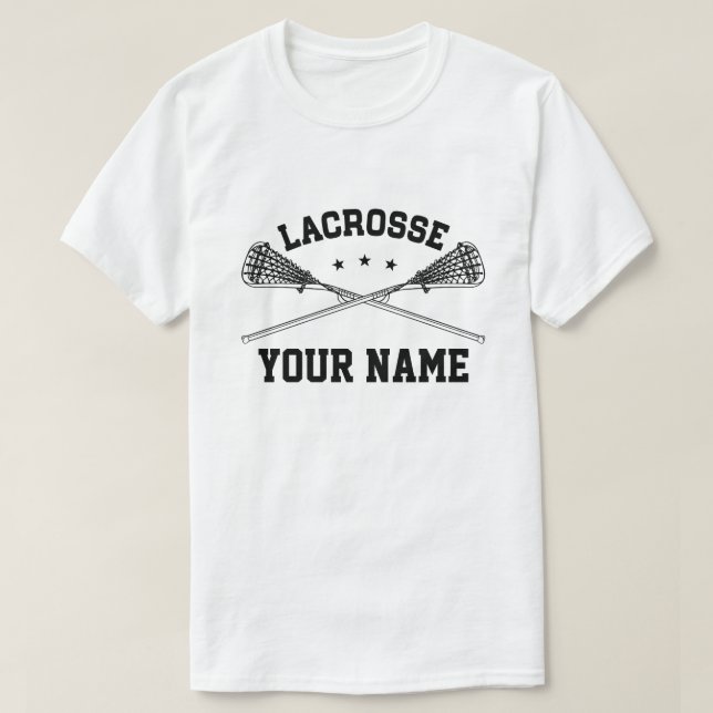 Camiseta LaCrosse conocido de encargo (Diseño del anverso)