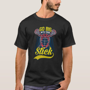 Camiseta Lacrosse Dad Para Lax Player Ir Grande Con Tu Palo