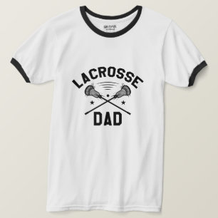 Camiseta Lacrosse Dad Personalizado Number Game Day