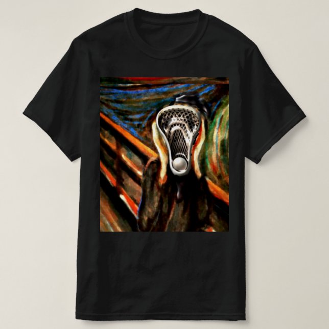 Camiseta Lacrosse divertida (Diseño del anverso)