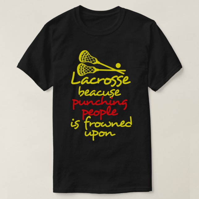 Camiseta Lacrosse Funny 5 (Diseño del anverso)