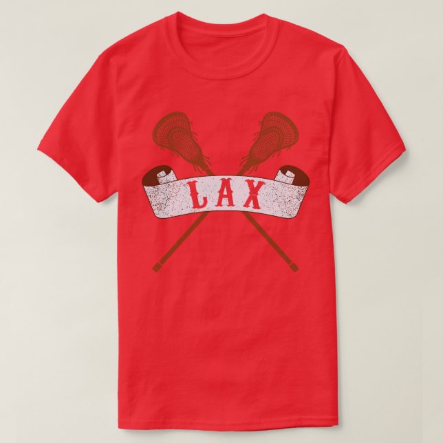 Camiseta Lacrosse Funny Lax 5 (Diseño del anverso)