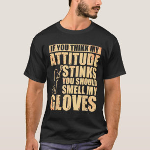 Camiseta Lacrosse Goalie Lacrosse Glove Stick Lax Goalie
