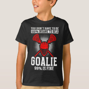 Camiseta Lacrosse Goalie Lacrosse Glove Stick Lax Goalie 1