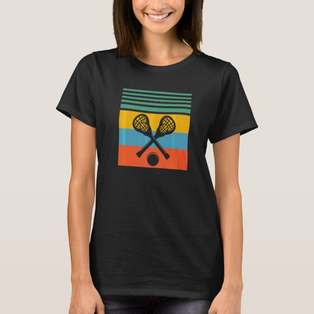 Camiseta Lacrosse Juego Retro de Lacrosse (Anverso)
