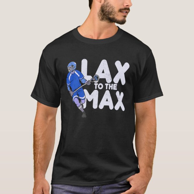 Camiseta Lacrosse Lax A La Lacrossa Vintage Max (Anverso)