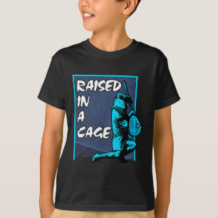Camiseta Lacrosse Lax Goalie Creció En Una Jaula