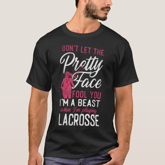 Camiseta Lacrosse Lax No dejes que el Bonito te engañe (Anverso)