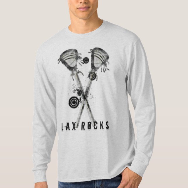 Camiseta Lacrosse Lax Rocks! (Anverso)