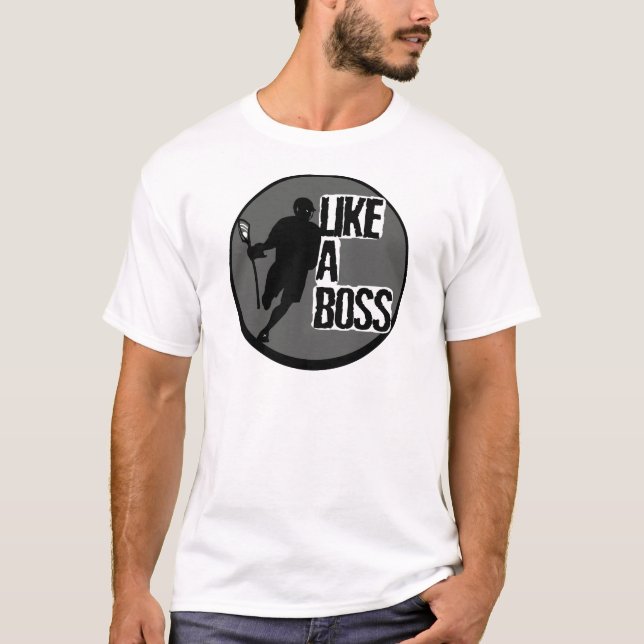 Camiseta LaCrosse LikeABoss (Anverso)