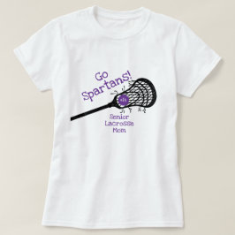 Camiseta Lacrosse Mamá del equipo Purple Go