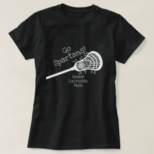 Camiseta Lacrosse Mamá del equipo Silver Grey Go