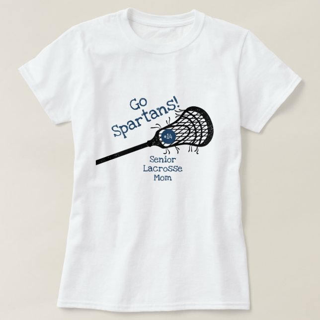 Camiseta Lacrosse Mom (Diseño del anverso)
