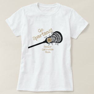 Camiseta Lacrosse Mom, equipo Gold Go