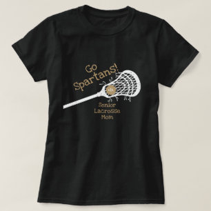 Camiseta Lacrosse Mom, equipo Gold Go