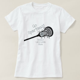 Camiseta Lacrosse Mom, equipo Silver Gray Go