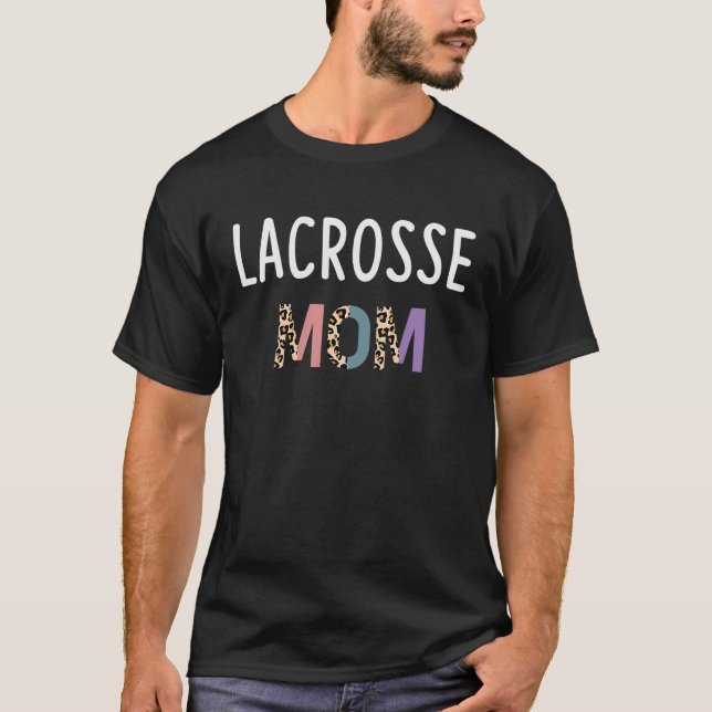 Camiseta Lacrosse Mom   Lax Lacrosse Player Women Leopard (Anverso)
