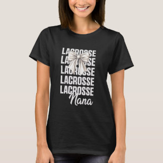 Camiseta Lacrosse Nana Lax Player Elegante Deporte Abuela G