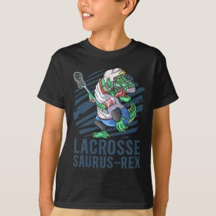 Camiseta Lacrosse-o-saurus T Rex Dinosaurio Con Palo De Lac