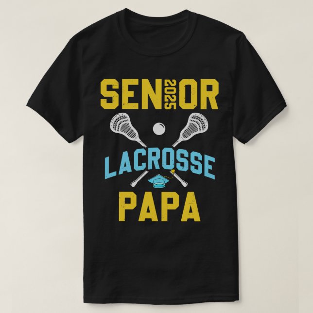 Camiseta Lacrosse Papa Graduación Lacrosse Play Senior 2025 (Diseño del anverso)